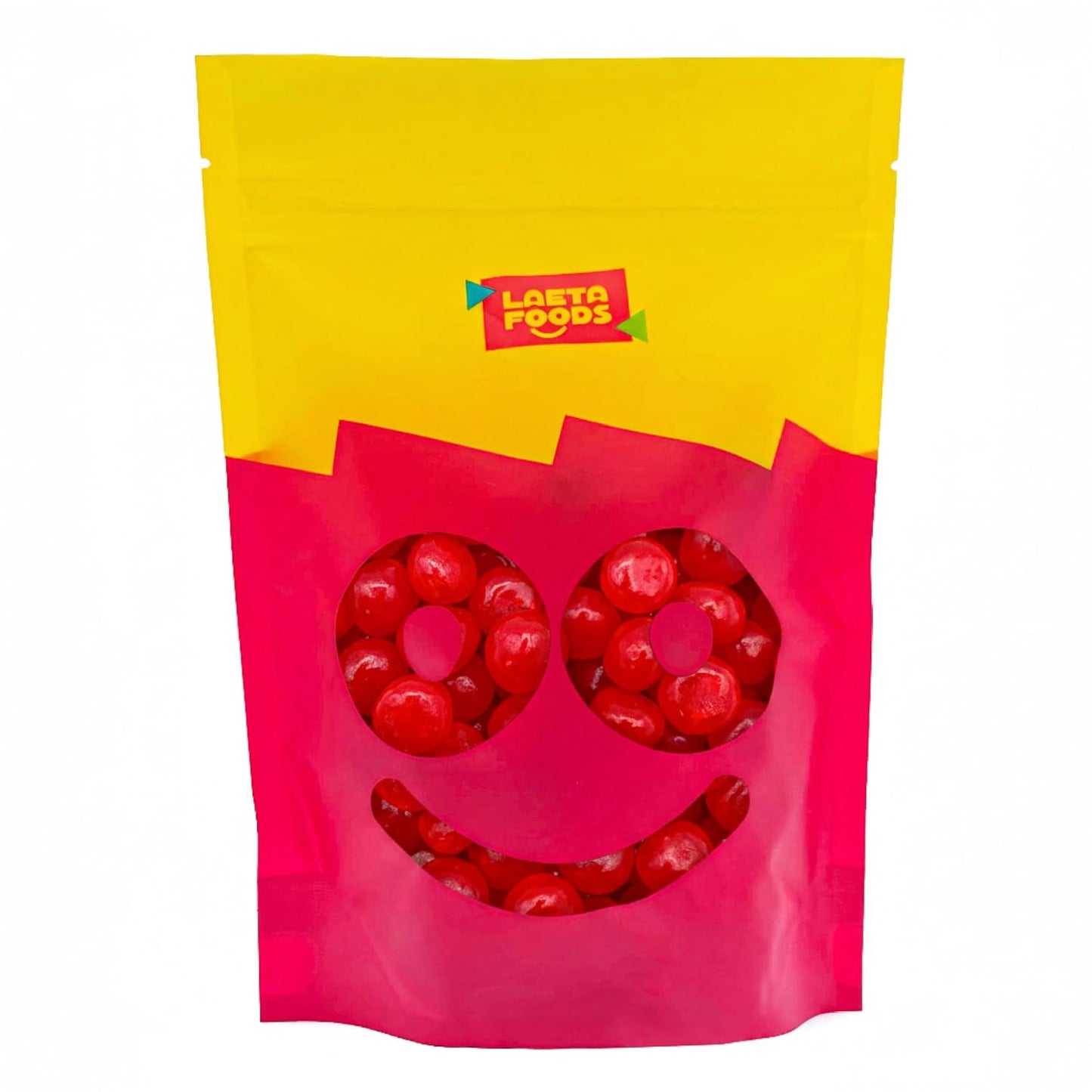 Cherry Sours | Chewy Red Candy | 1 Pound Bag | Sour Red Candy | Sour Cherry Balls | Cherry Sours Candy Balls | Aprox.150 pieces