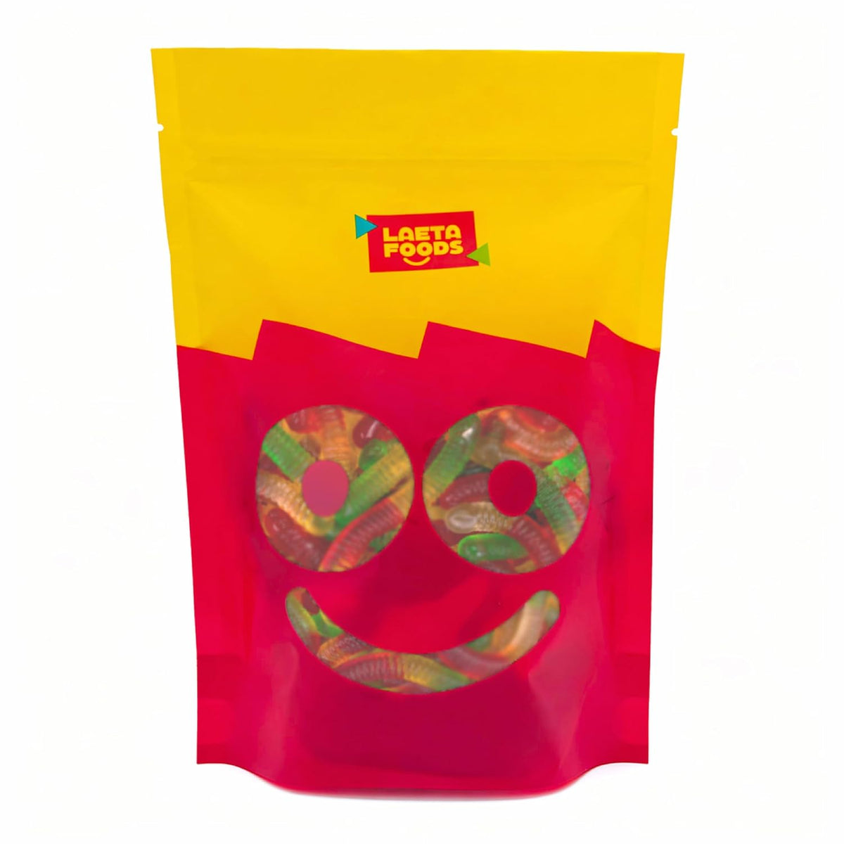 Halloween Gummy Worms, Chewy Candy, Fruit Flavored, 1 Lb Bag