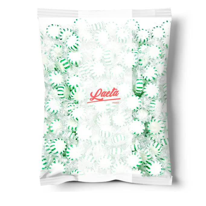 Starlight Mints, Spearmint Candy Individually Wrapped, 1 Lb Bag