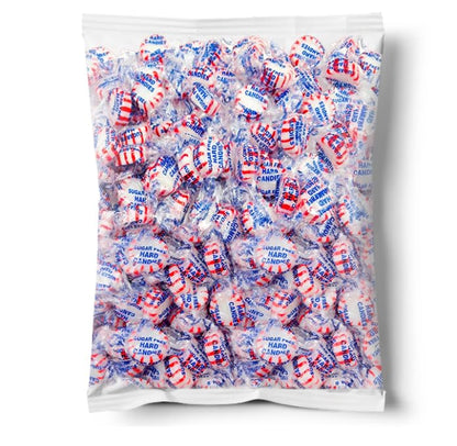 Sugar Free Peppermint Starlight Mints | 1 Pound Bag | Individually Wrapped Hard Candy | Old Fashioned Candy | Approx. 90 Count