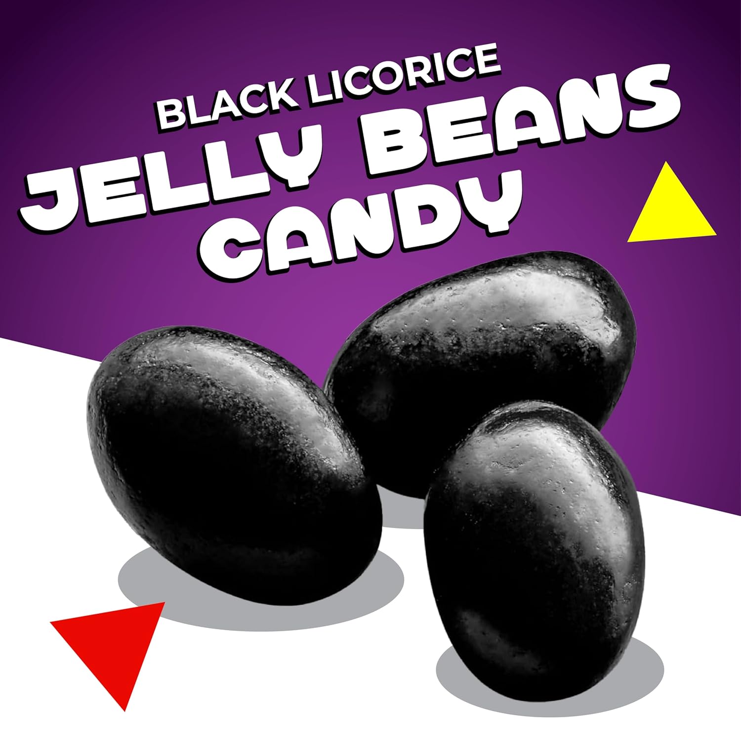 Black Licorice Jelly Beans | 2 Pound Bag | Black Jelly Beans Bulk | Old Fashioned Candy for Buffet, Snacking & Gifting | Nostalgic Treat with Bold Licorice Flavor