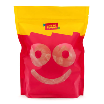 Orange Slices Jelly Candy | 2 Lb Bag | Dye Free Candy | Naturally Flavored Bulk Chewy Candy for Buffets, Events & Everyday Snacking | Gelatin Free Fruit Slices