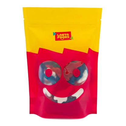 Red White and Blue Candy | 1 Pound Bag | Patriotic Candy | Gummy Planes | 4th of July Gummies | Memorial Day & Themed Party Favors | Assorted Berry Flavors