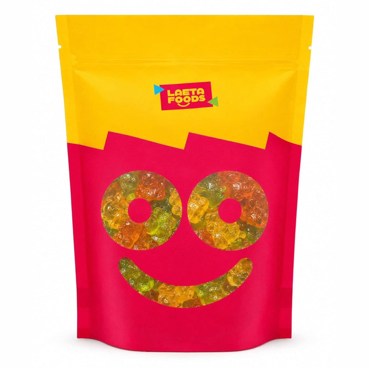 Sugar Free Gummi Bears | 1 Pound Bag | 3D Bears | Sugar Free Candy in Assorted Fruit Flavors | Sugarless Gummies for Snacking and Gifting | Fun Chewy Treat