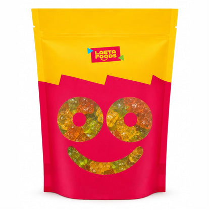 Sugar Free Gummi Bears | 1 Pound Bag | 3D Bears | Sugar Free Candy in Assorted Fruit Flavors | Sugarless Gummies for Snacking and Gifting | Fun Chewy Treat