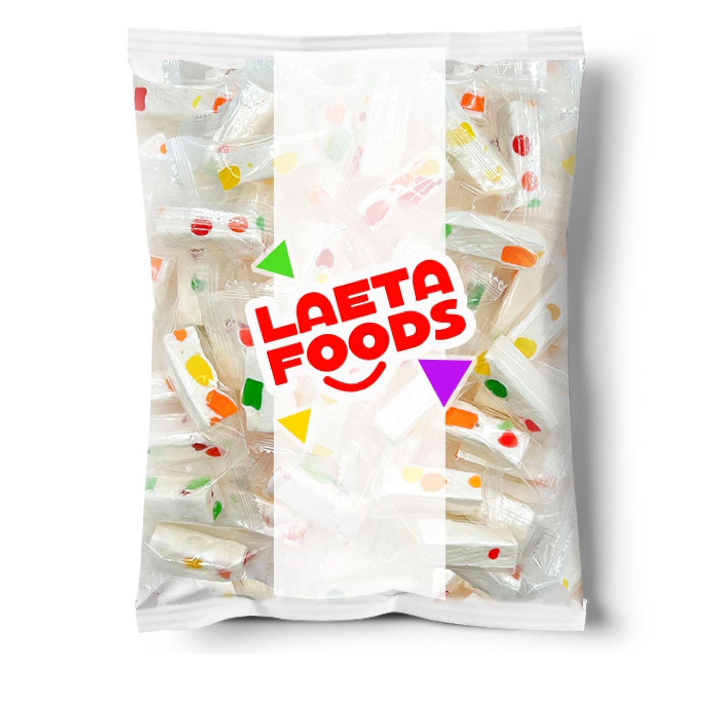 Jujube Nougat Candy | 9 Ounce Bag - 25 Count | Fruity Jelly Bits | Individually Wrapped Party Favors | Chewy Candy for Buffets, Events & Everyday Snacking | Nougat Treat