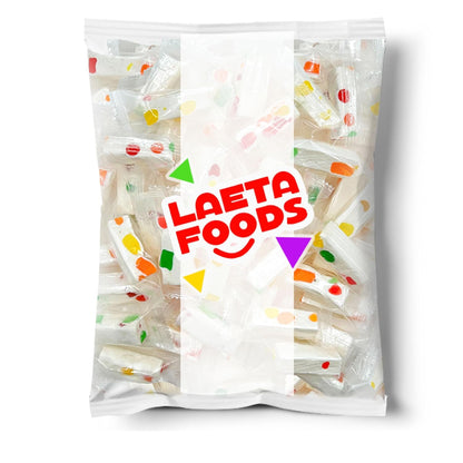 Jujube Nougat Candy | 9 Ounce Bag - 25 Count | Fruity Jelly Bits | Individually Wrapped Party Favors | Chewy Candy for Buffets, Events & Everyday Snacking | Nougat Treat
