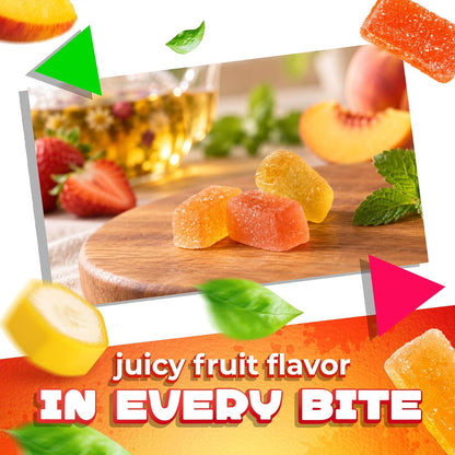 Jelly Candy, Assorted Fruit Flavors, Dye Free Candy, 8 Oz Bag