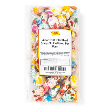 Arcor Fruit Filled Hard Candy Individually Wrapped, 1 Lb Bag