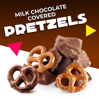 Milk Chocolate Covered Pretzels | 40 Ounce Bag | Salted Pretzels in Creamy Chocolate Coating