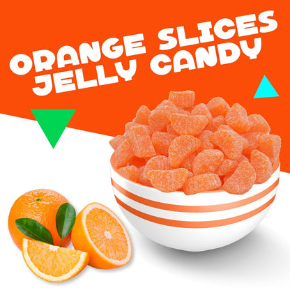 Orange Slices | 2 Pound Bag - Approx. 70 Count | Jelly Candy | Old-Time Treats |Old Fashioned Candy