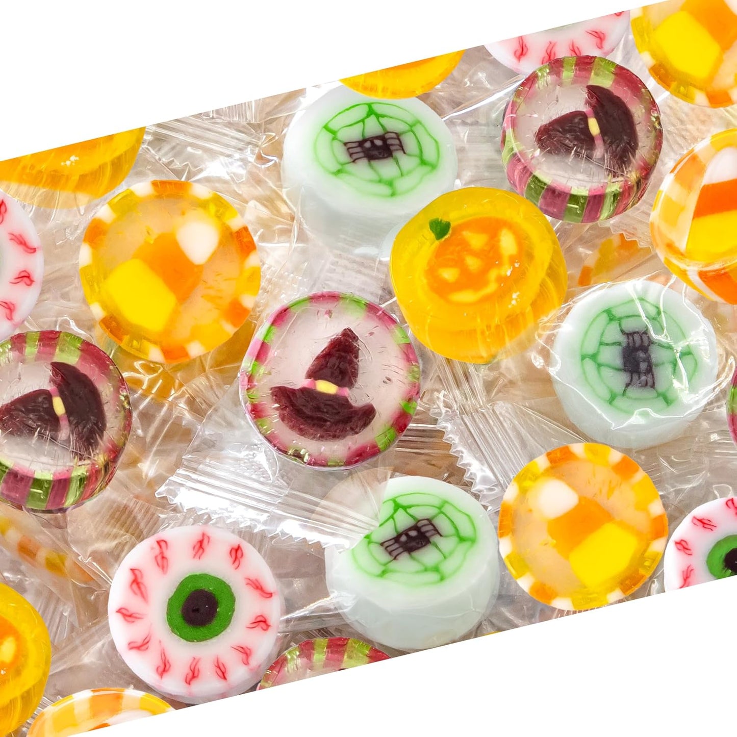 Halloween Hard Candy Mix, Individually Wrapped, 1 Lb Bag