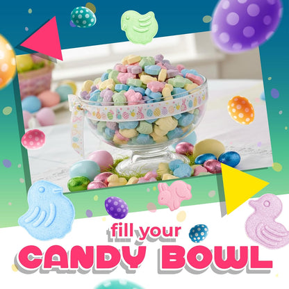 Easter Candy | 1 Pound Bag | Ducks, Chicks and Bunnies Candy for Easter Eggs and Baskets | Fruit Flavored Hard Candies for Gifting and Dessert Decorating