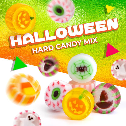 Halloween Hard Candy Mix, Individually Wrapped, 1 Lb Bag