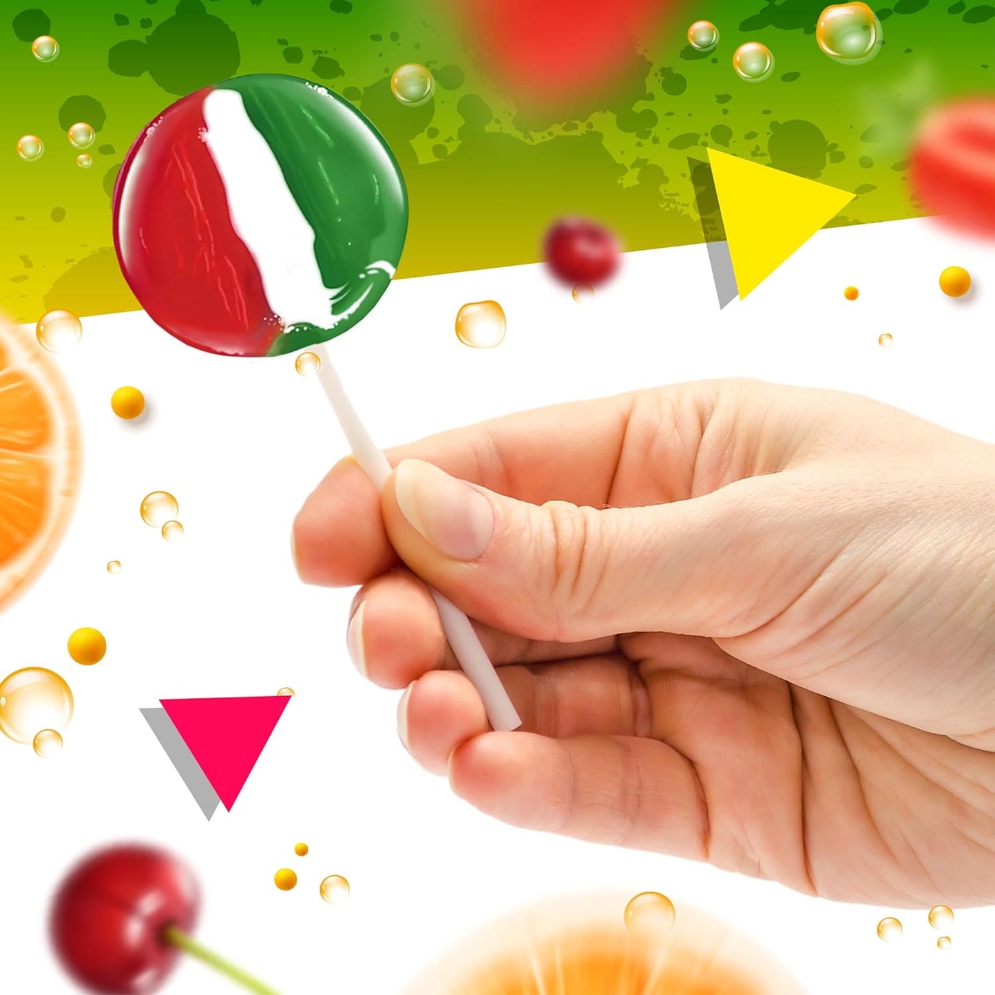 Fruit Lollipops | 80 Count - 2 Lb Box | Lollipops Individually Wrapped | Assorted Flavors Hard Candy Individually Wrapped | Fruit Suckers for Party Favors