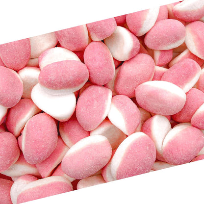 Strawberry Gummy Candy | 1 Pound Bag | Puffy Strawberry Gummies | Pink Candies for Baby Shower, Gender Reveal, and Girls' Parties | Fluffy Pink Drops | Chewy Treat
