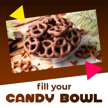 Milk Chocolate Covered Pretzels | 40 Ounce Bag | Salted Pretzels in Creamy Chocolate Coating
