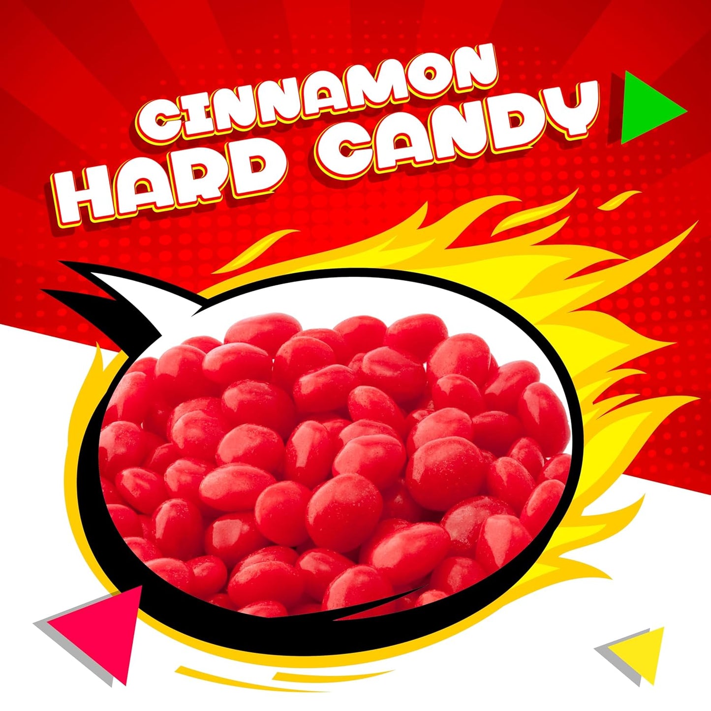 Cinnamon Hard Candy | 3 Pound Bulk Bag | Spicy Cinnamon Candy Pieces | Old Fashioned Hard Candies for Holidays, Baking & Dessert Decorating | Retro Treats