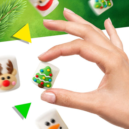 Christmas Marshmallow Candy, Individually Wrapped, 3.5 Oz Gift Bag
