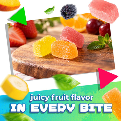Sugar Free Candy, Jelly Candy in Assorted Fruit Flavors, 8 Oz Bag