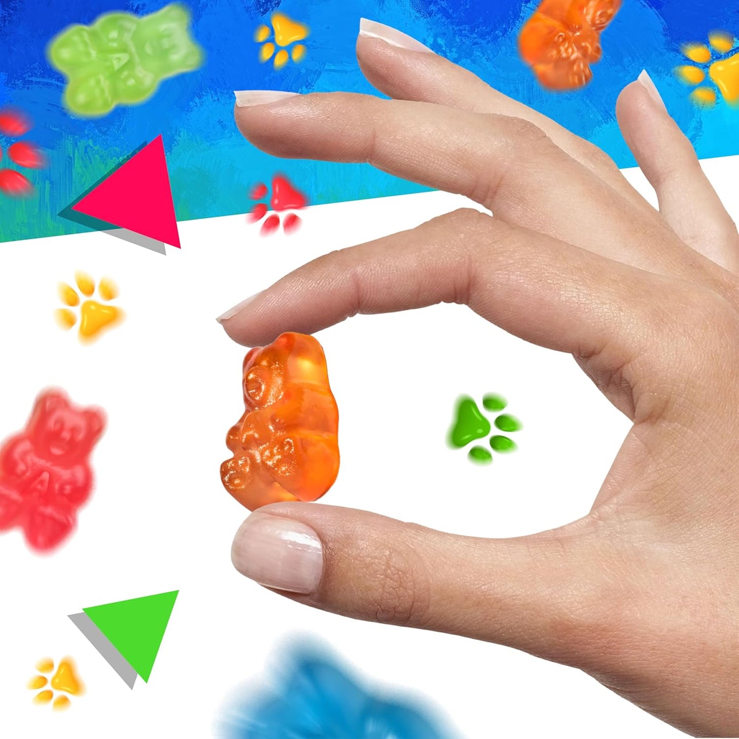 Gummi Bears | 1 Pound Bag | Gummy Candy Bulk | Assorted Fruit Flavors | Chewy Gummies for Candy Buffets, Gifting & Dessert Decorating | Classic Bears