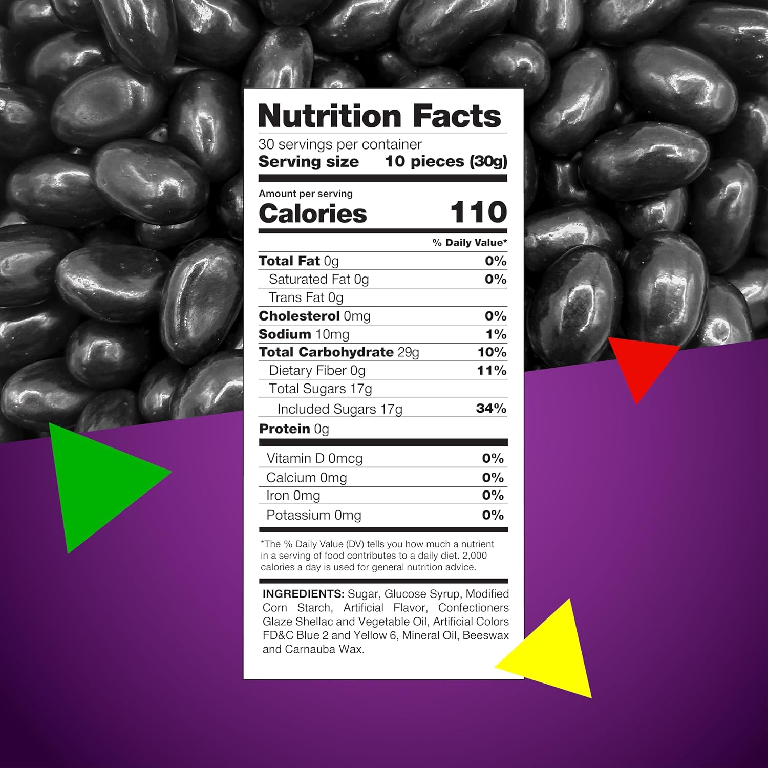 Black Licorice Jelly Beans | 2 Pound Bag | Black Jelly Beans Bulk | Old Fashioned Candy for Buffet, Snacking & Gifting | Nostalgic Treat with Bold Licorice Flavor