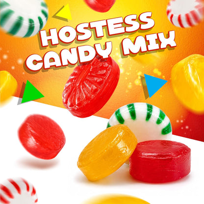 Hard Candy Party Mix, Hard Candy Individually Wrapped, 6 Lb Bag