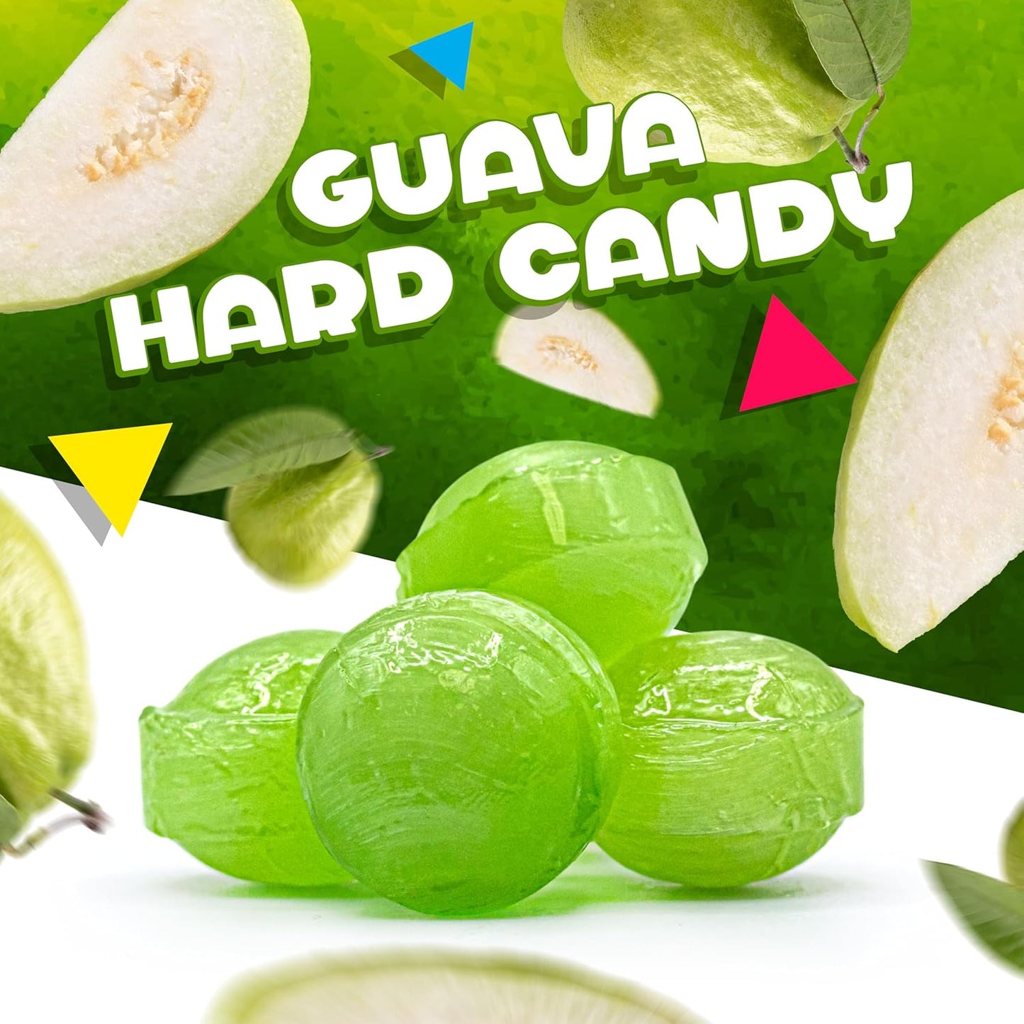 Guava Candy | 1 Pound Bag | Exotic Candy Individually Wrapped | Classic Guava Hard Candies for Buffets, Gifting, Party Treats, Events, Office Bowls & Sharing