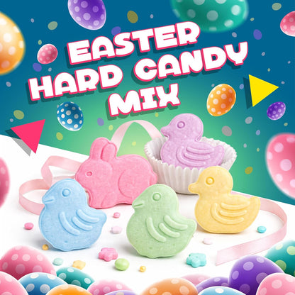 Easter Candy | 1 Pound Bag | Ducks, Chicks and Bunnies Candy for Easter Eggs and Baskets | Fruit Flavored Hard Candies for Gifting and Dessert Decorating