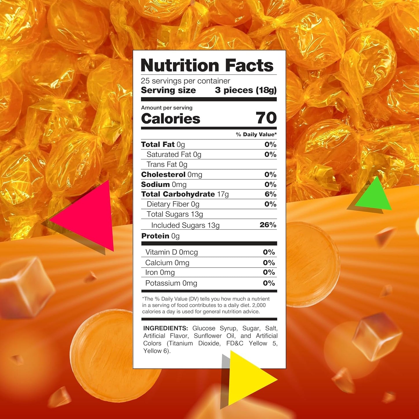 Butterscotch Hard Candy | 1 Lb Bag | Hard Candy Individually Wrapped | Old Fashioned Butter Scotch Candies for Office Bowls, Sharing & Gifting | Bold Flavor