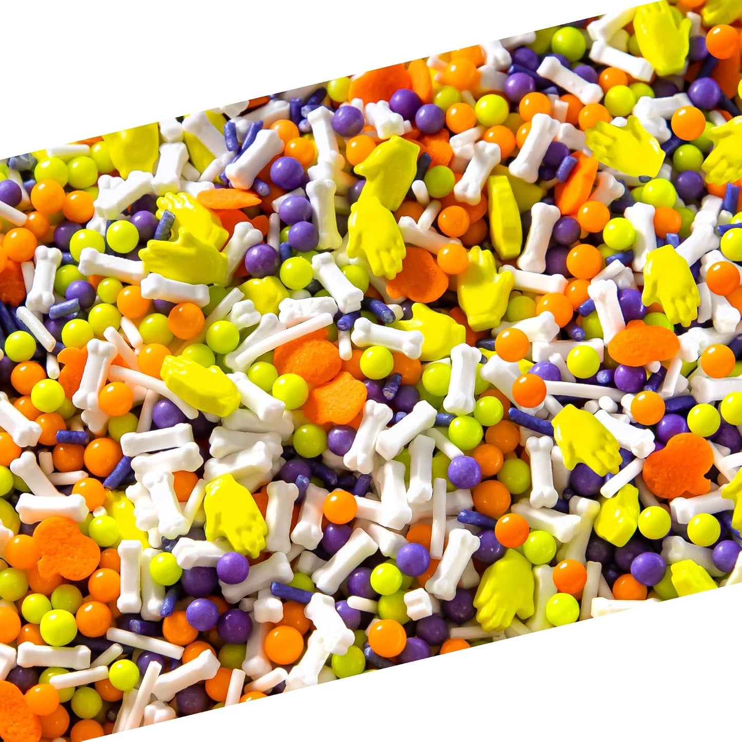 Halloween Zombie Sprinkles Mix for Cakes, Cupcakes and Baking, 6 Oz Bag