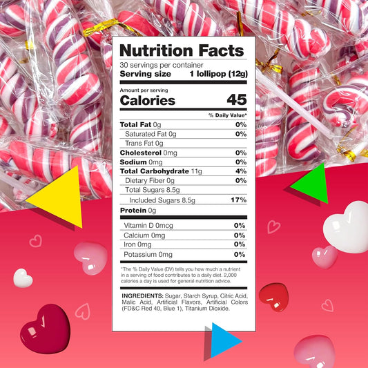 Swirl Lollipops | 30 Count Jar | Mixed Fruit Flavor | Easter Candy | Pink Lollipops Individually Wrapped | Twisty Suckers Party Favor Candy for Girls' Themed Events | Pink Candy