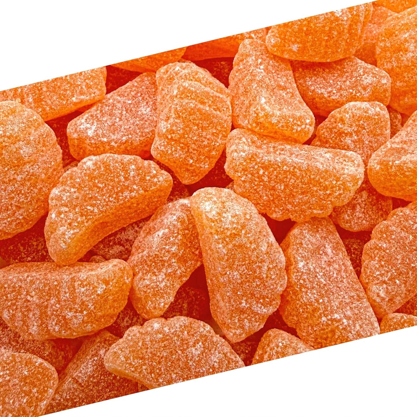 Orange Slices Jelly Candy | 2 Lb Bag | Dye Free Candy | Naturally Flavored Bulk Chewy Candy for Buffets, Events & Everyday Snacking | Gelatin Free Fruit Slices