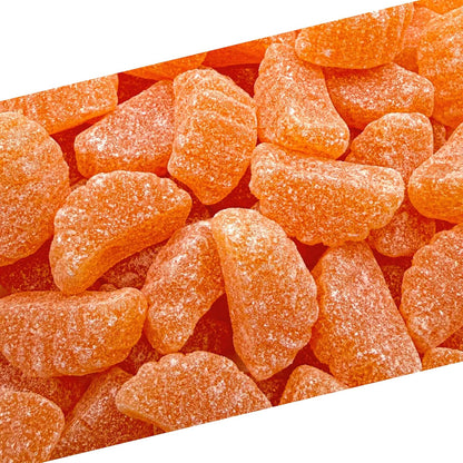 Orange Slices Jelly Candy | 2 Lb Bag | Dye Free Candy | Naturally Flavored Bulk Chewy Candy for Buffets, Events & Everyday Snacking | Gelatin Free Fruit Slices