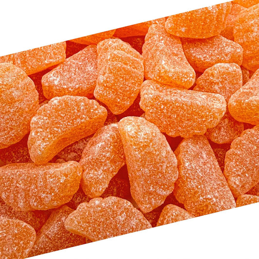 Orange Slices Jelly Candy | 2 Lb Bag | Dye Free Candy | Naturally Flavored Bulk Chewy Candy for Buffets, Events & Everyday Snacking | Gelatin Free Fruit Slices