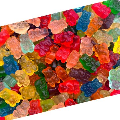 Gummi Bears | 1 Pound Bag | Gummy Candy Bulk | Assorted Fruit Flavors | Chewy Gummies for Candy Buffets, Gifting & Dessert Decorating | Classic Bears