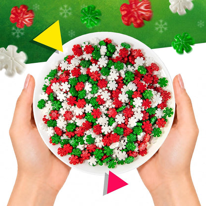 Christmas Sprinkles, Holiday Sprinkles for Baking, 6 Oz Bag