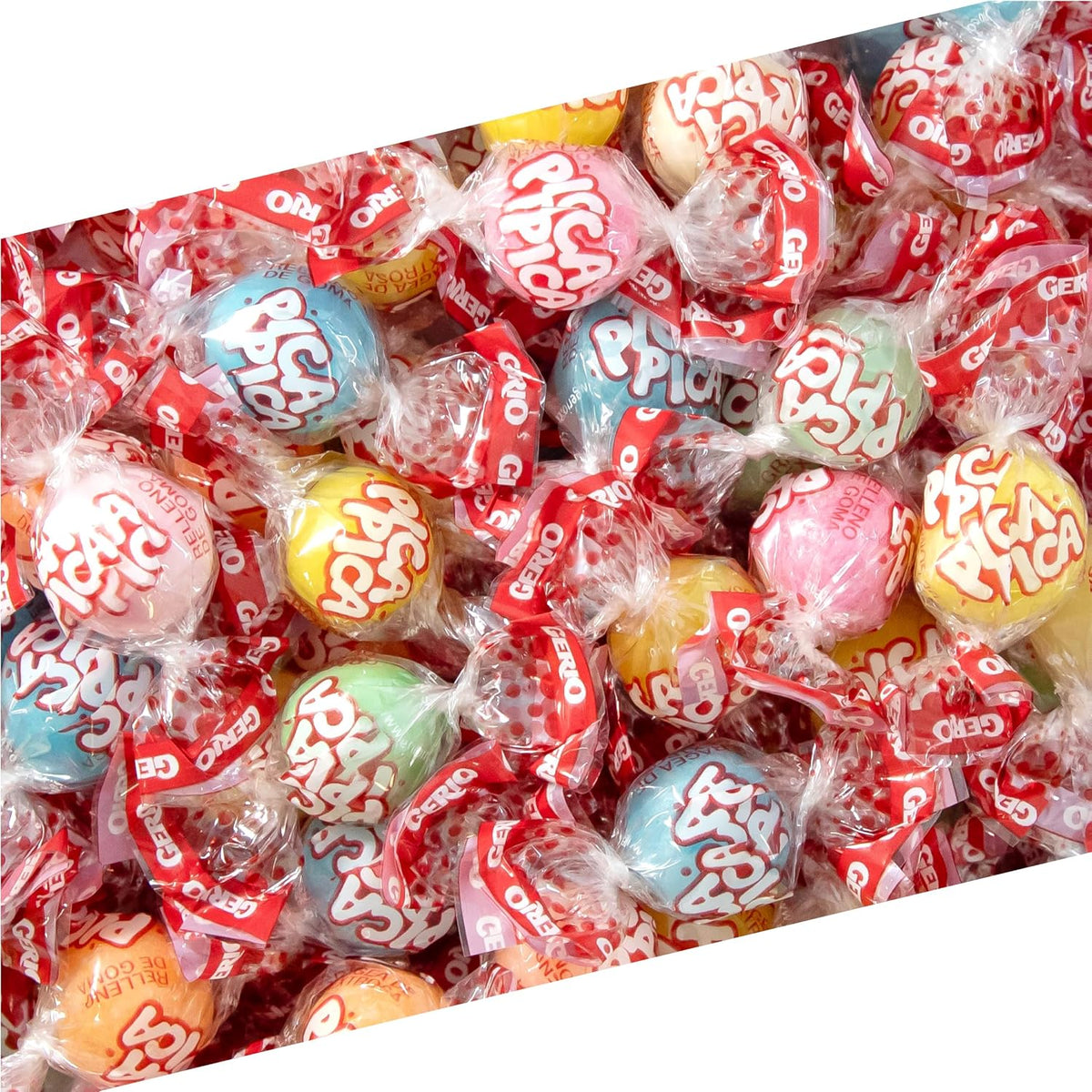 Dextrose Sour Candy Balls with Gummy Filling, Fruit Flavors, 8 Oz Bag