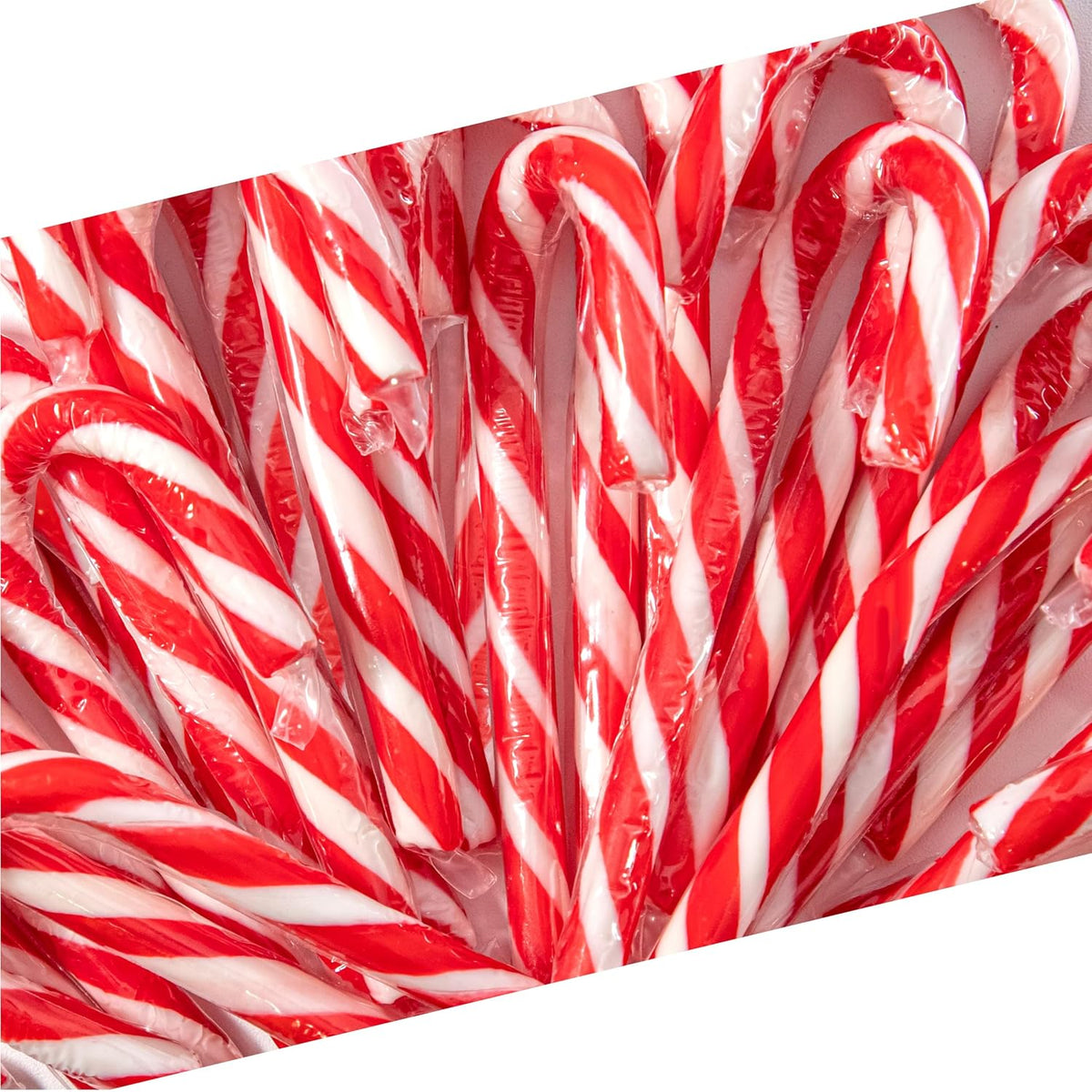 Christmas Candy Canes, Peppermint Flavor, 12 Count - Pack of 4