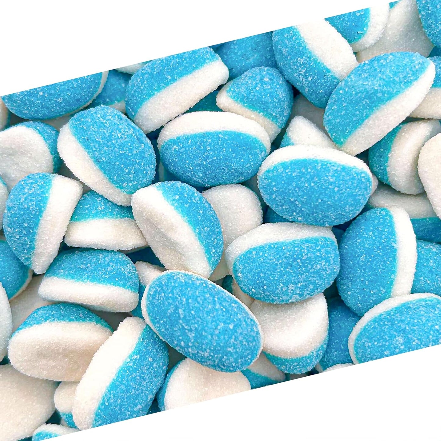 Blue Raspberry Puffs Gummy Candy | 1 Lb Bag | Blue Candy for Baby Shower Favors & Gender Reveal Parties | Puffy Gummies for Goodie Bags & Cake Decorating