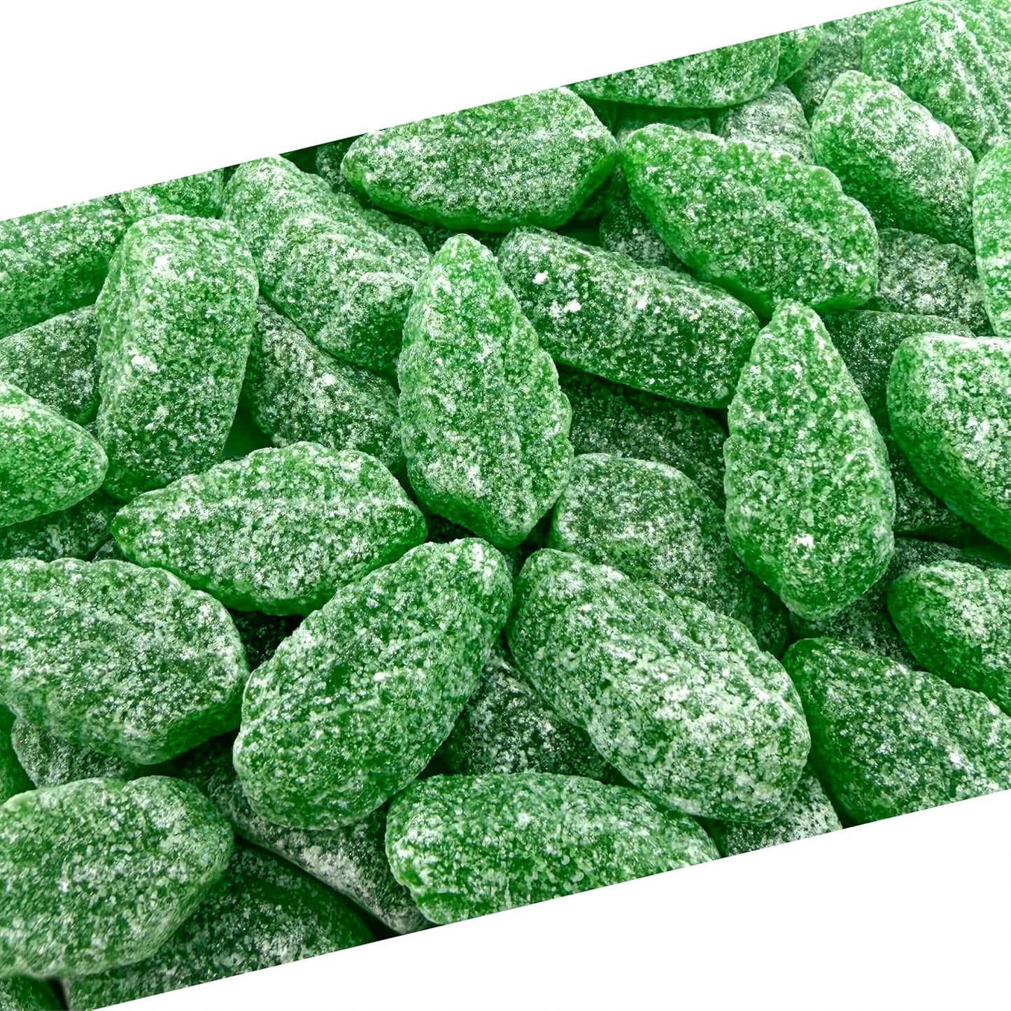 Spearmint Leaves | 1 Pound Bag | Soft Spearmint Candy | Old Fashioned Jelly Candy for Retro Buffets, Holidays, Snacking & Gifting | Classic Refreshing Treat