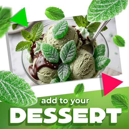 Spearmint Leaves | 1 Pound Bag | Soft Spearmint Candy | Old Fashioned Jelly Candy for Retro Buffets, Holidays, Snacking & Gifting | Classic Refreshing Treat