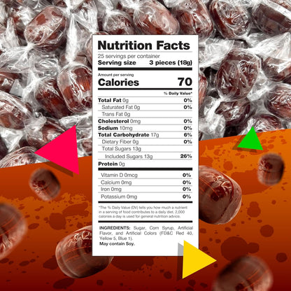 Root Beer Barrels Hard Candy |1 Pound Bag - Approx. 75 Count | Old Fashioned Candy | Bulk Candy Individually Wrapped | Rootbeer Barrels Hard Candy