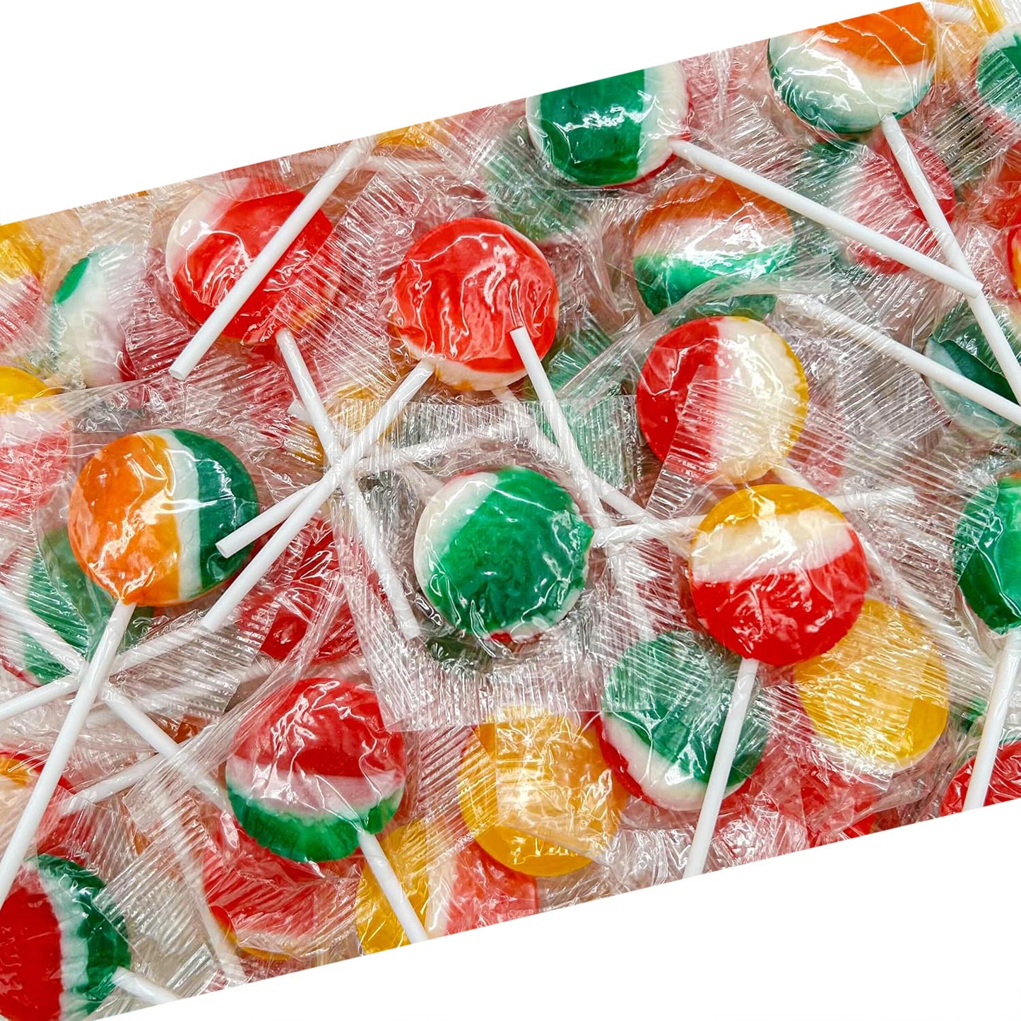 Fruit Lollipops | 80 Count - 2 Lb Box | Lollipops Individually Wrapped | Assorted Flavors Hard Candy Individually Wrapped | Fruit Suckers for Party Favors