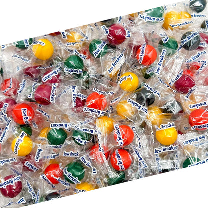 Jawbreakers Hard Candy | 1 Pound Bag - Approx. 75 Count | Fruit Flavored Assortment