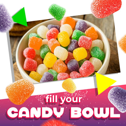Spice Drops Candy | 1 Pound Bag | Assorted Spiced Gum Drops Bulk Jellies | Jelly Drops Candy in Clove, Wintergreen, Anise, Cinnamon, Peppermint & Spearmint Flavors