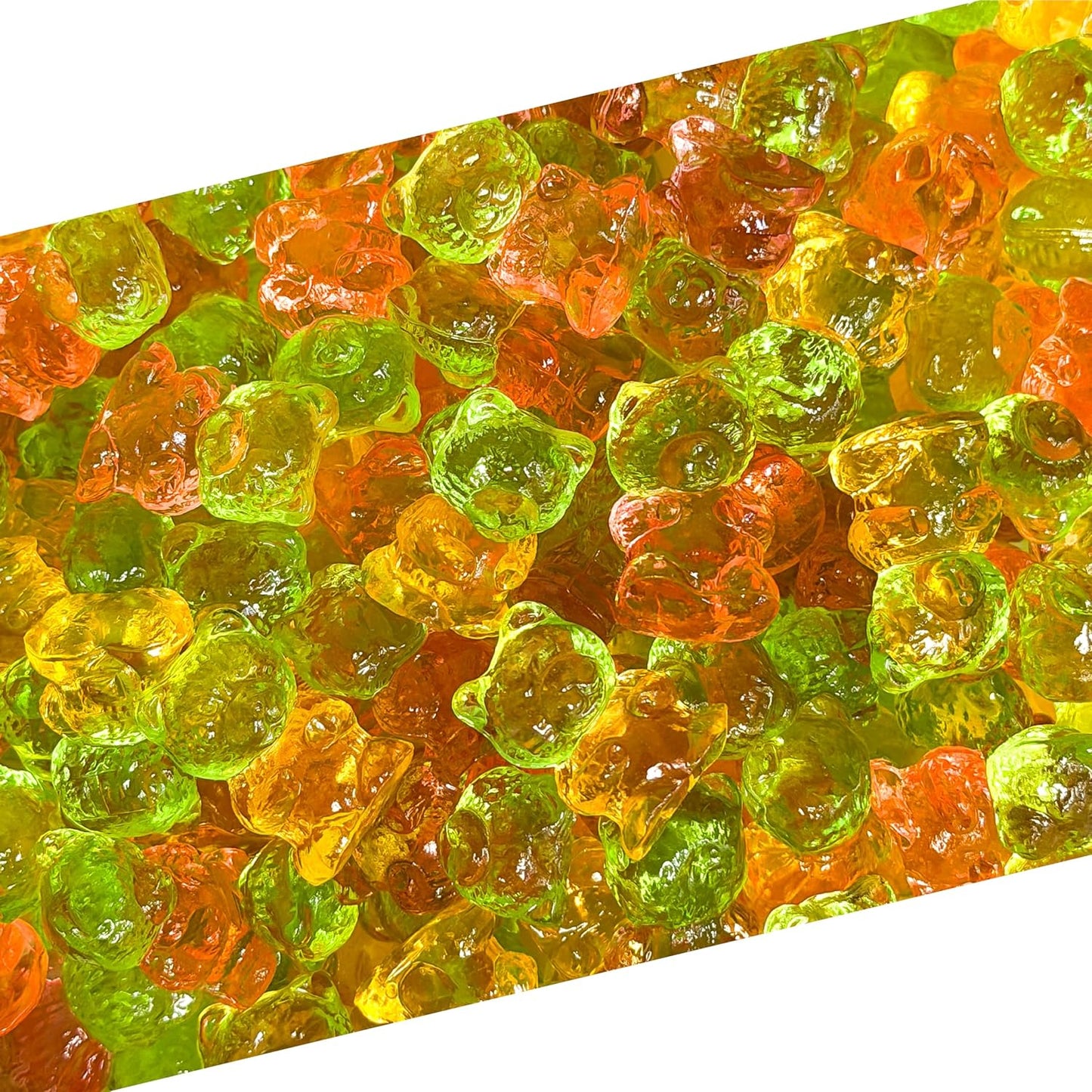 Sugar Free Gummi Bears | 1 Pound Bag | 3D Bears | Sugar Free Candy in Assorted Fruit Flavors | Sugarless Gummies for Snacking and Gifting | Fun Chewy Treat