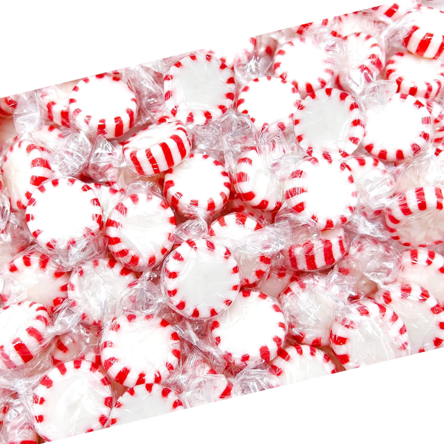 Arcor Starlight Peppermint Mints | 1 Pound Bag - Approx. 75 Count | Old Fashioned Hard Candy | Individually Wrapped Candy for Office Bowls & Gifting