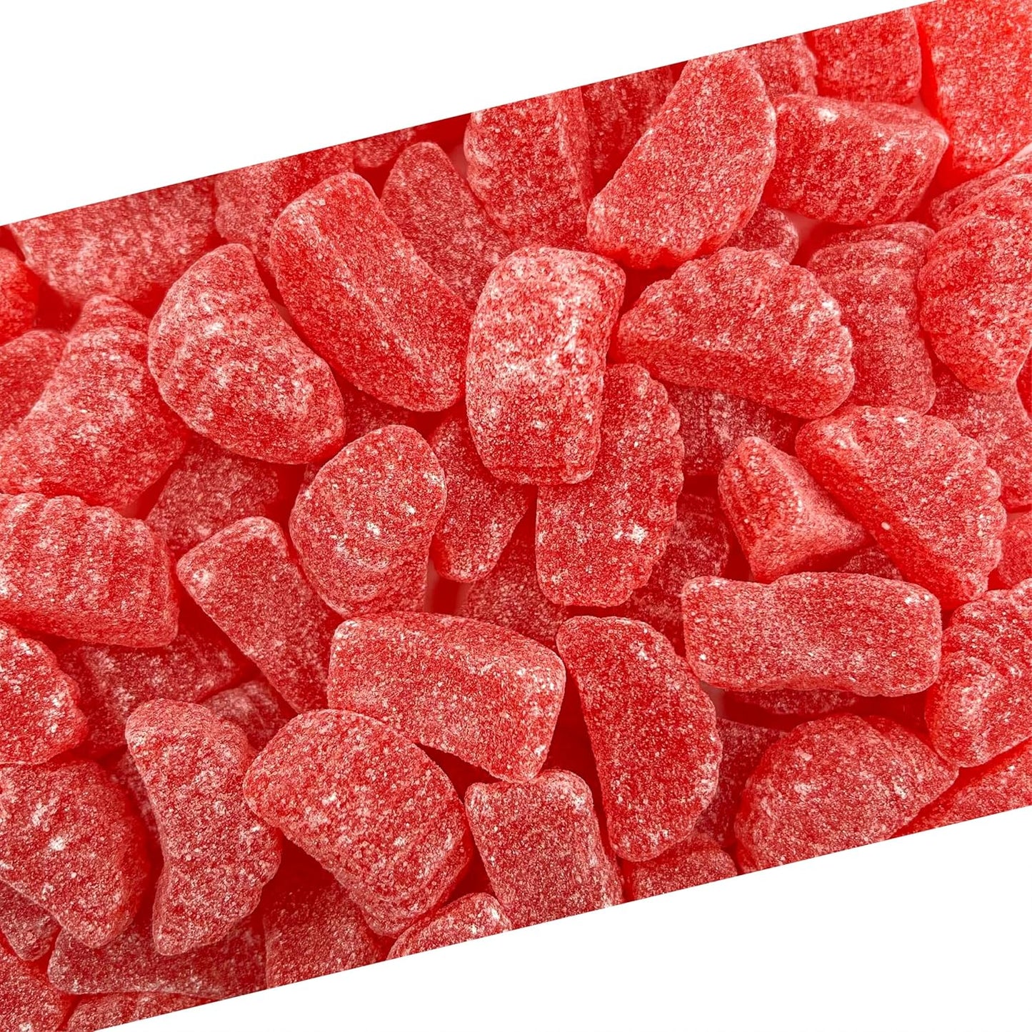 Cherry Slices Candy | 2 Pound Bag | Sugar Dusted Classic Jelly Fruit Slices | Bulk Chewy Candy for Buffets, Party Favors, Events, and Everyday Snacking