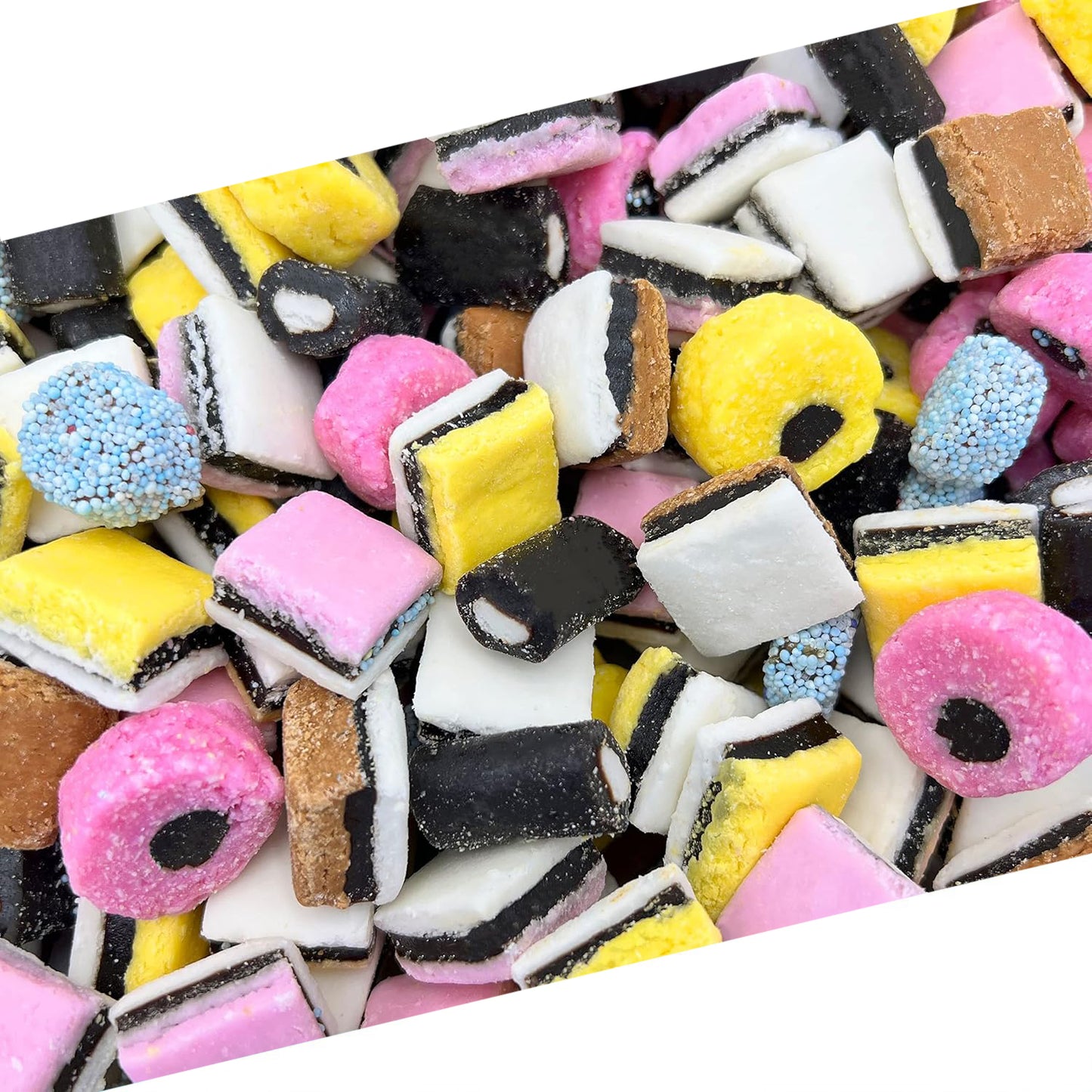 English Licorice Candy | 2 Pound Bag | Allsorts Licorice Mix | Gourmet English Candy Bulk | Old Fashioned Candy for Buffets and Gifting | Mixed Shapes and Textures